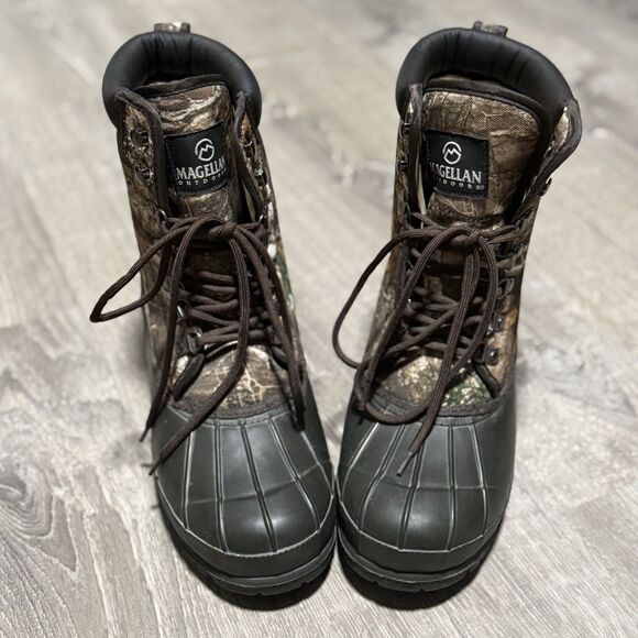 Magellan Men's Insulated Duck Hunting Boots Camo Men Size 7 Outdoor Waterproof - Picture 1 of 5